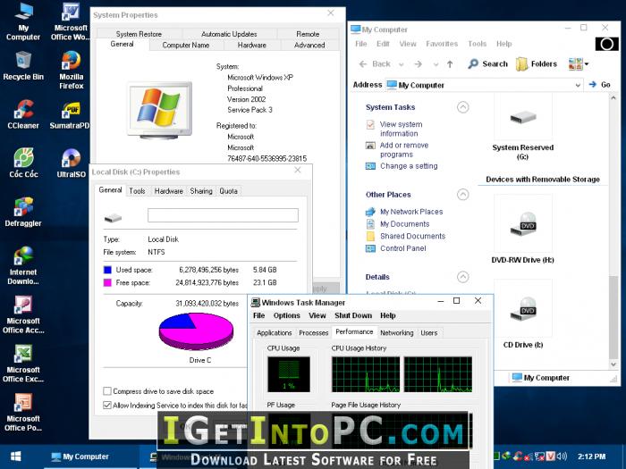 Windows XP Sp3 Modern Ghost Image Free Download 1 7