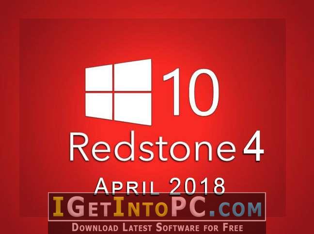 Windows 10 X64 Redstone 4 v1804 8in1 en US April 2018 igetintopc 8 1