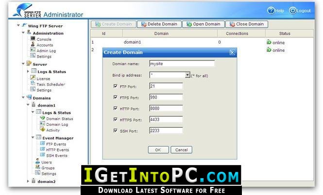 Wing FTP Server Corporate 6.1.8 Free Download 2