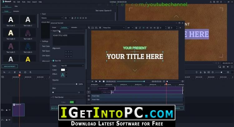 Wondershare Filmora 9 Complete Effects Pack Free Download 2