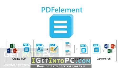 Wondershare PDF Element 6.3.5.2806 Portable Free Download