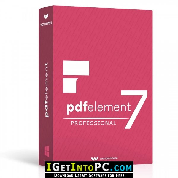 Wondershare PDFelement Professional 7 Free Download 1