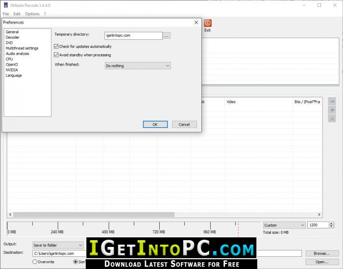 XMedia Recode 3.4.6.3 Free Download 4