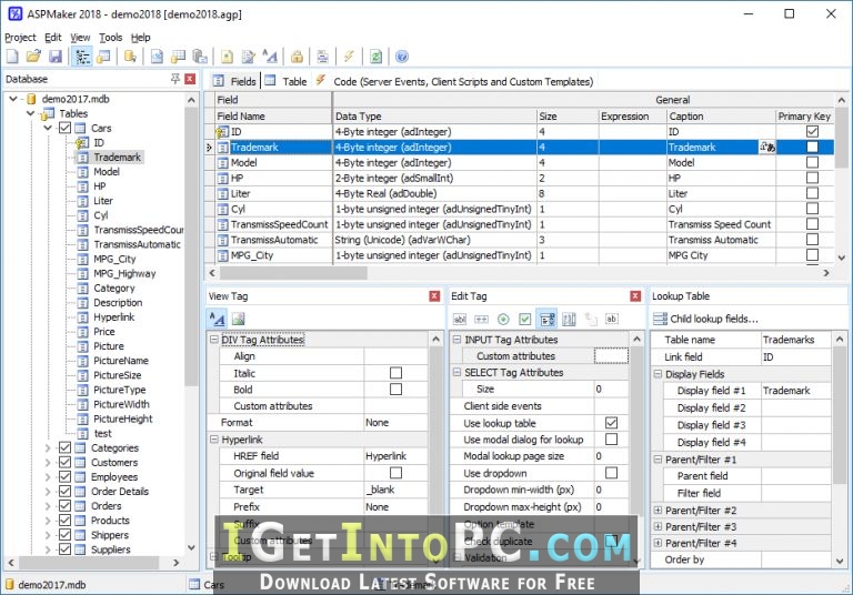 e World Tech ASPMaker 2018 Direct Link Download