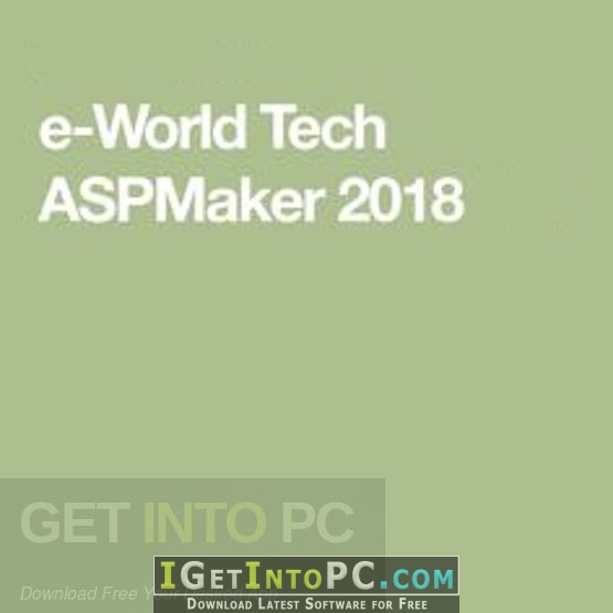 e World Tech ASPMaker 2018 Free Download