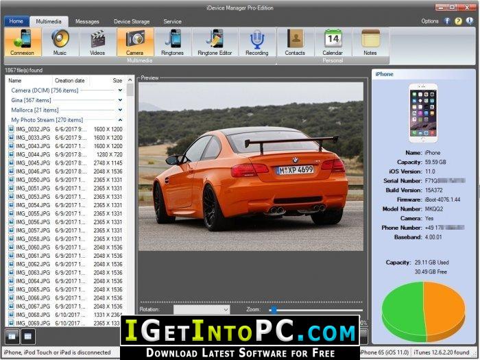 iDevice Manager Pro Edition 8.5.3.0 Free Download 2