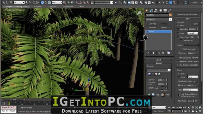 itoo Forest Pack Pro 6.1.1 for 3ds Max Free Download 3