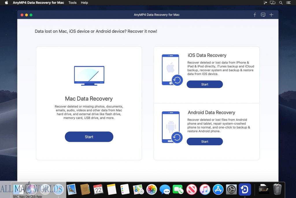 AnyMP4 Data Recovery for Mac Free Download