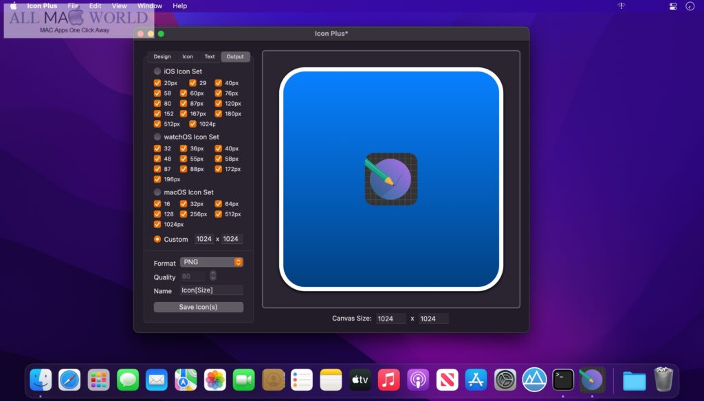 Icon Plus for macOS Free Download