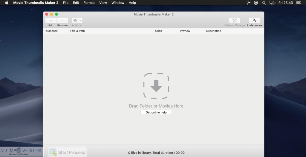Movie Thumbnails Maker 3 For Mac Free Download