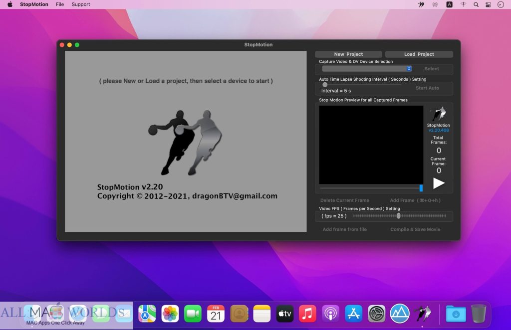 StopMotion 2 for Mac Free Download