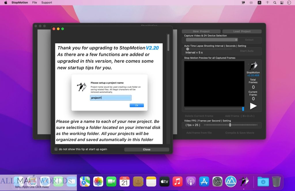 StopMotion 2 for macOS Free Download