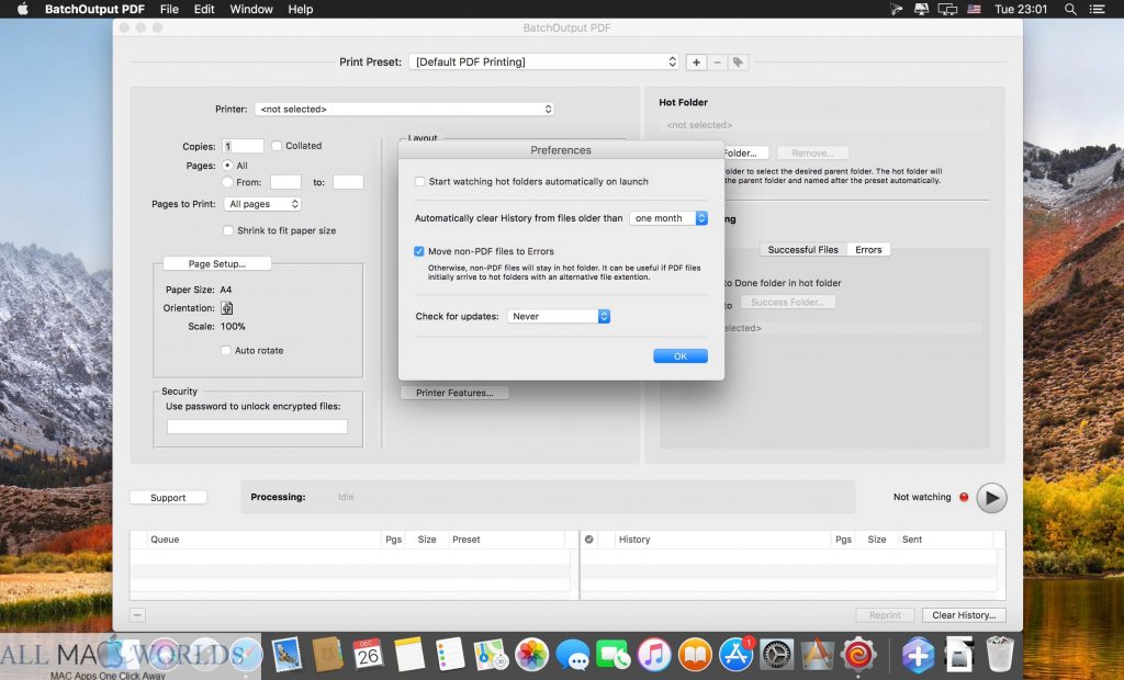 BatchOutput PDF 2 for macOS Free Download 
