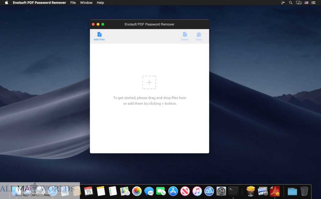 Enolsoft PDF Password Remover 3 for Mac Free Download