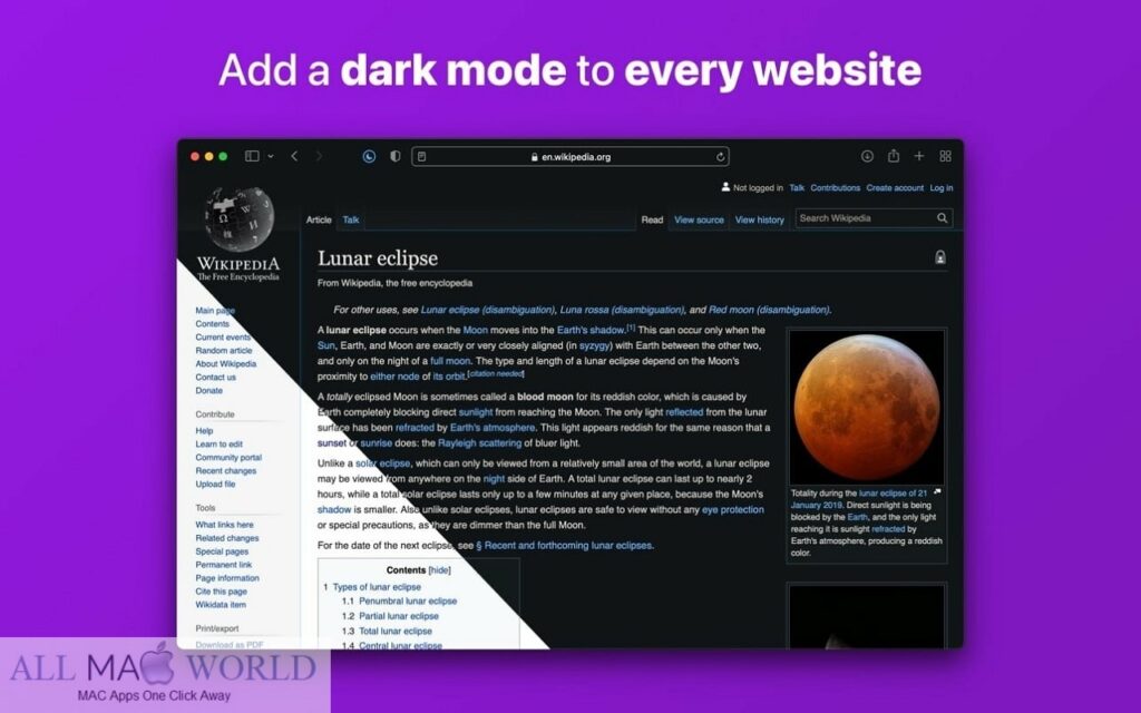 Noir Dark Mode for Safari 2022 for Mac Free Download
