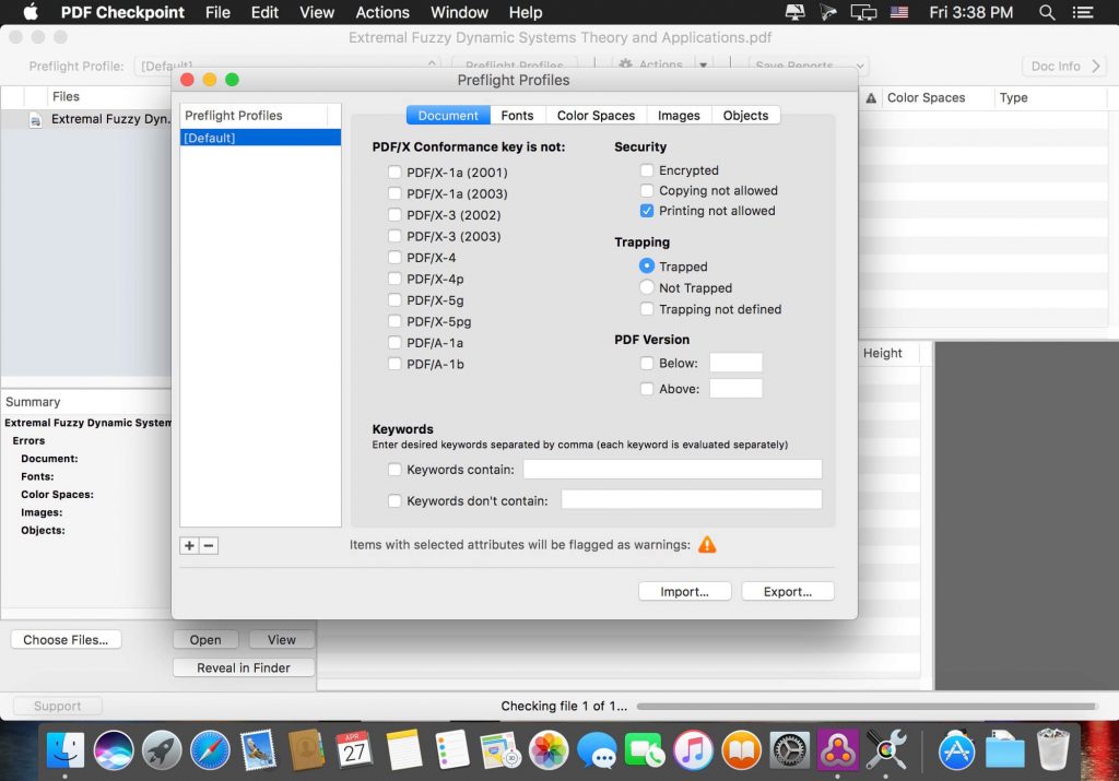 PDF Checkpoint for Free Download