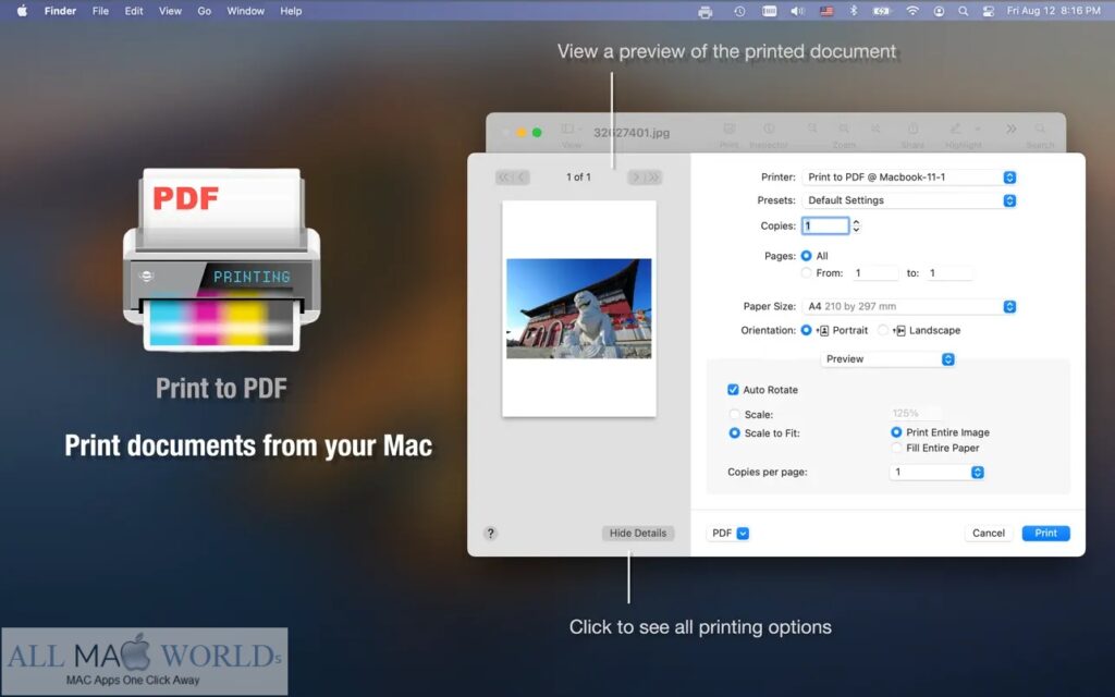 Print to PDF Pro for macOS Free Download