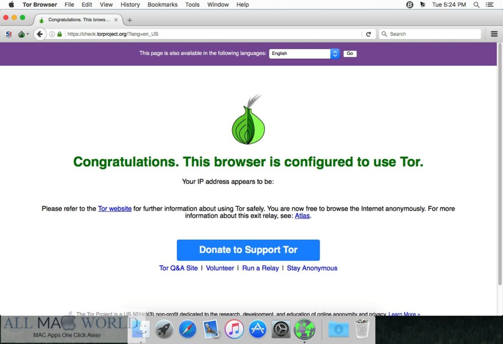 Tor Browser 11 for macOS Free Download