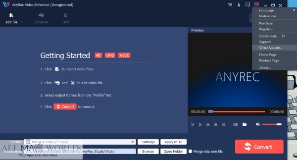 AnyRec Mac Video Enhancer 1.0 for Mac Free Download