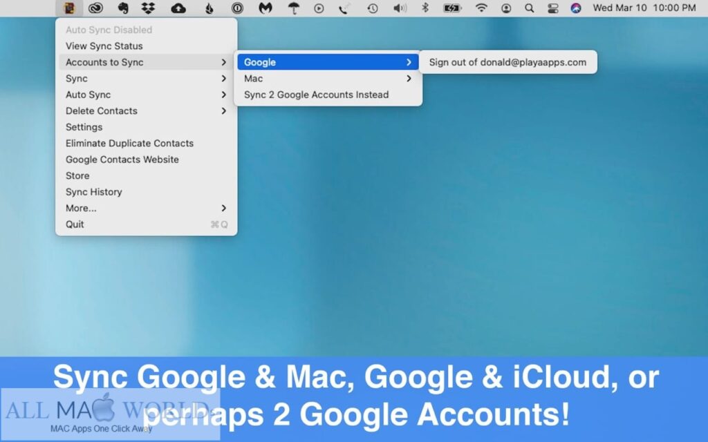 Contacts Sync Pro 8 for Mac Free Download