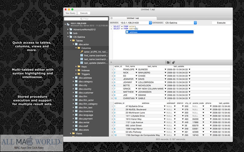 SQLPro for MSSQL 2023 for Mac Free Download