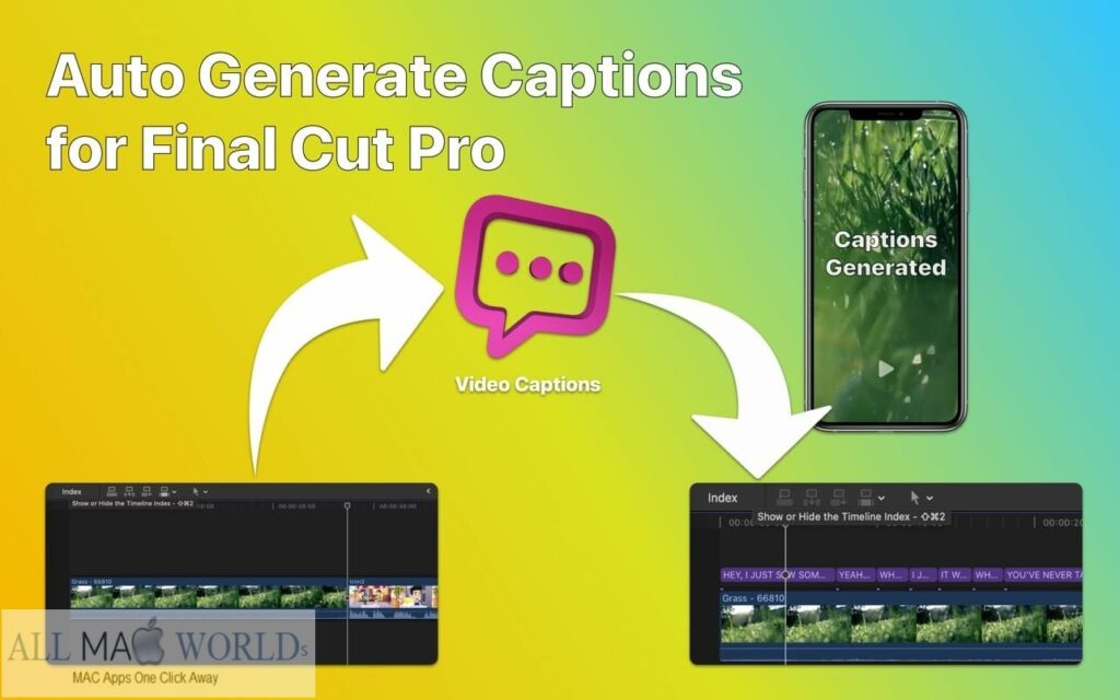Video Captions Project for Final Cut Free Download