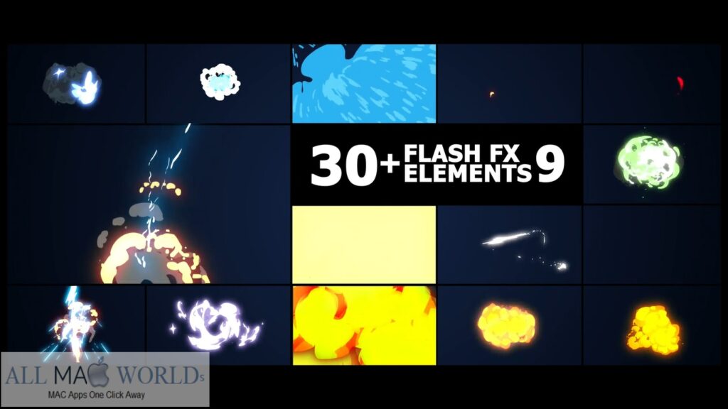 Videohive Flash FX Elements Pack Project for After Effects Free Download