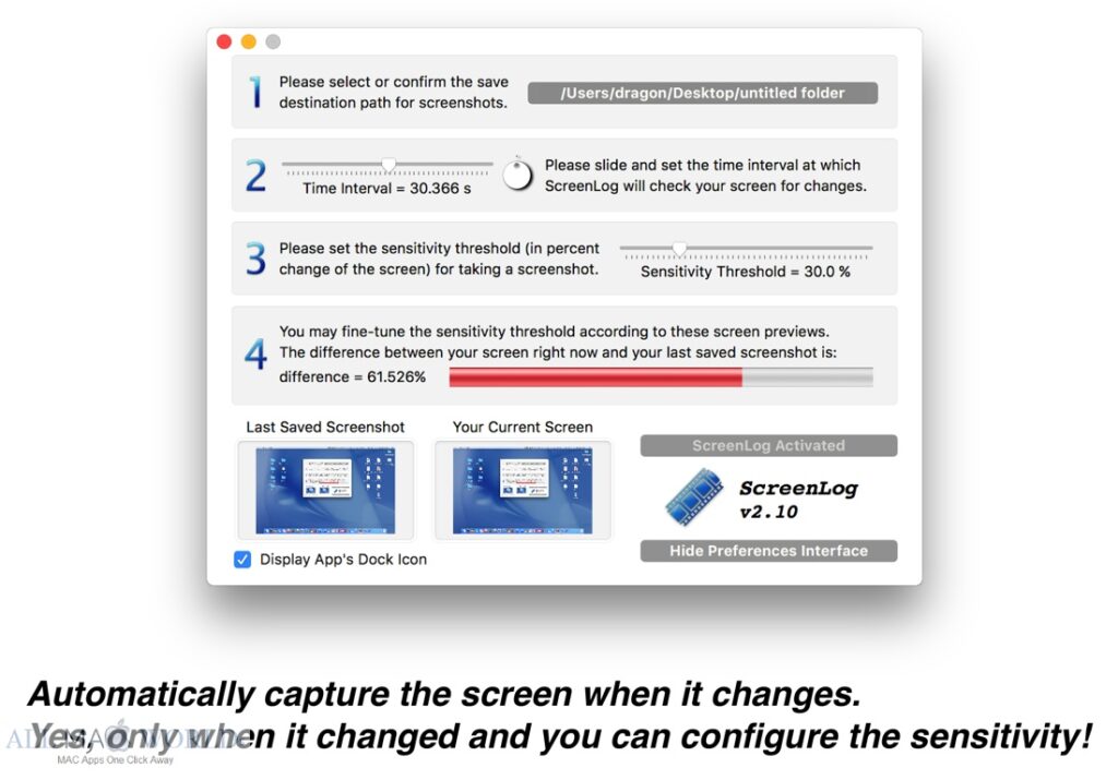 ScreenLog 2 for macOS Free Download