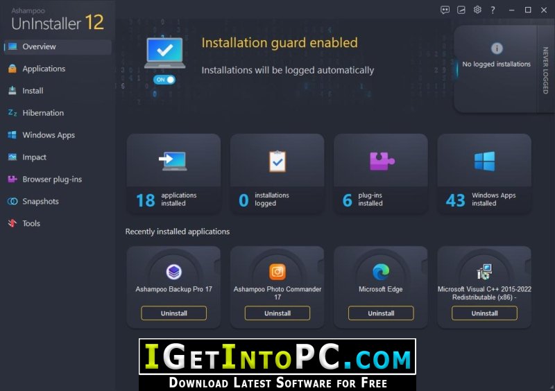 Ashampoo UnInstaller 12 Free Download 2