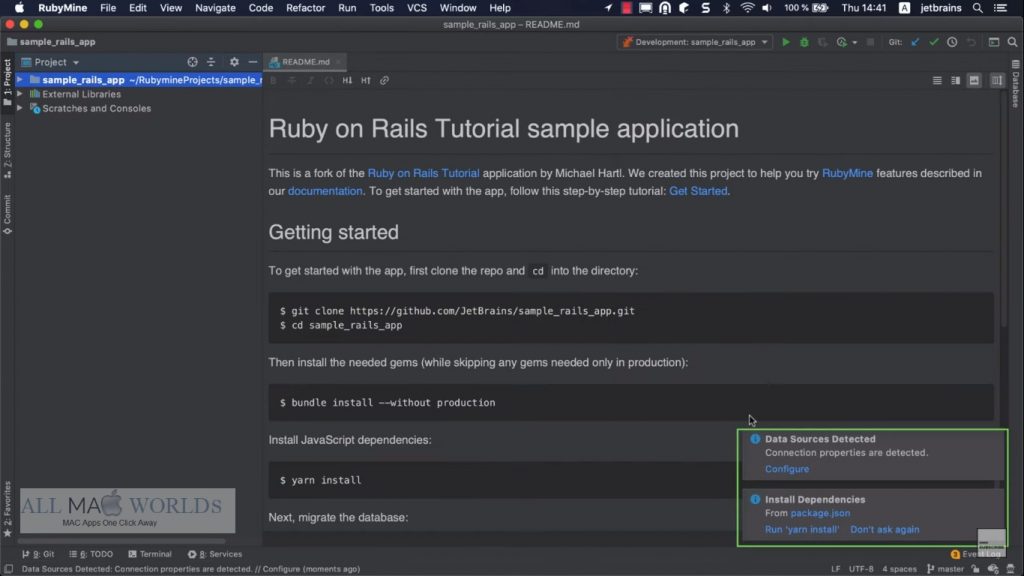 JetBrains RubyMine 2019 for macOS Free Download 