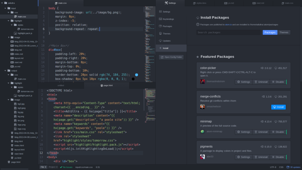 Atom 1.60.0 for Mac Free Download